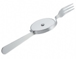 Multi-function Pizza knife with Fork Round Shape