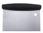 Stainless Steel Bread Dough Cutter Bench Dough Scraper With Ruler