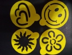 4pcs Stencils For Coffee