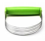 Chopper With Measuring Scale Plastic Green Handle