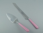 Bread Knife Cake Turner with plastic handle