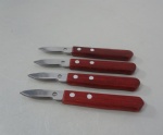 Rapuveits Set 4x And Lobster Knife With Wooden Handle