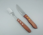 Jumbo steak knife and fork