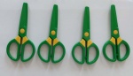 Different color childern scissors